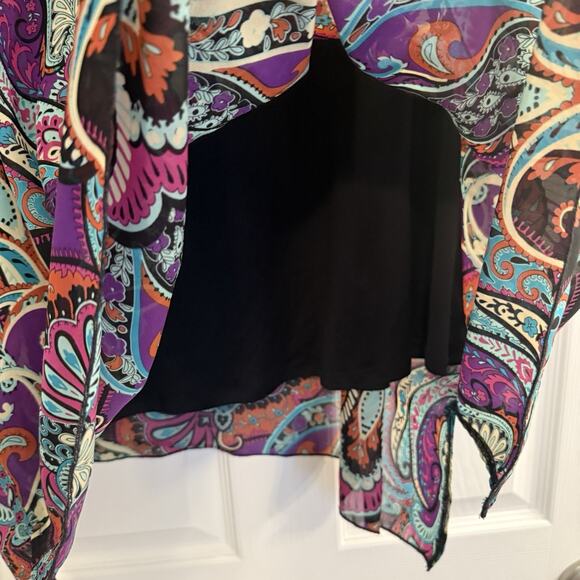 Catherine’s Women’s Tops 2X ~SET OF 3~ Bohemian Blouses Stretchy Flowy Cool EUC - Picture 6 of 16